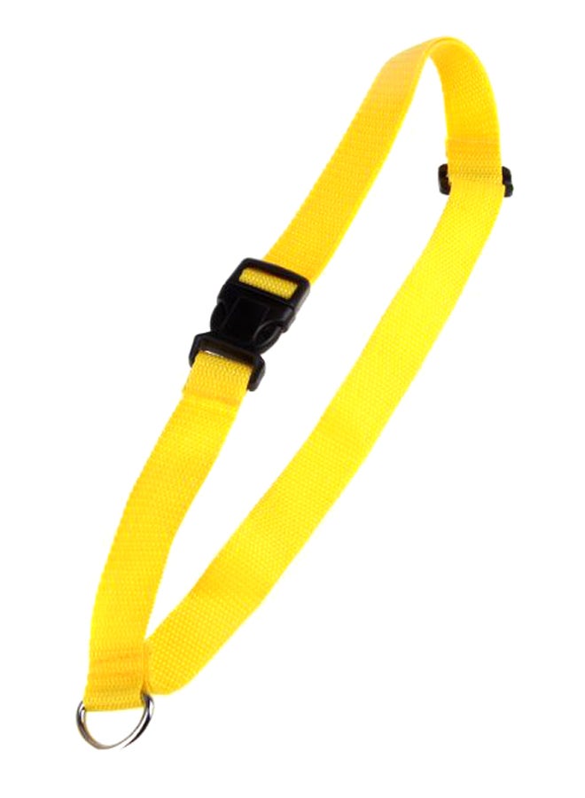 طوق كلب مزود بحزام أصفر - Image 2