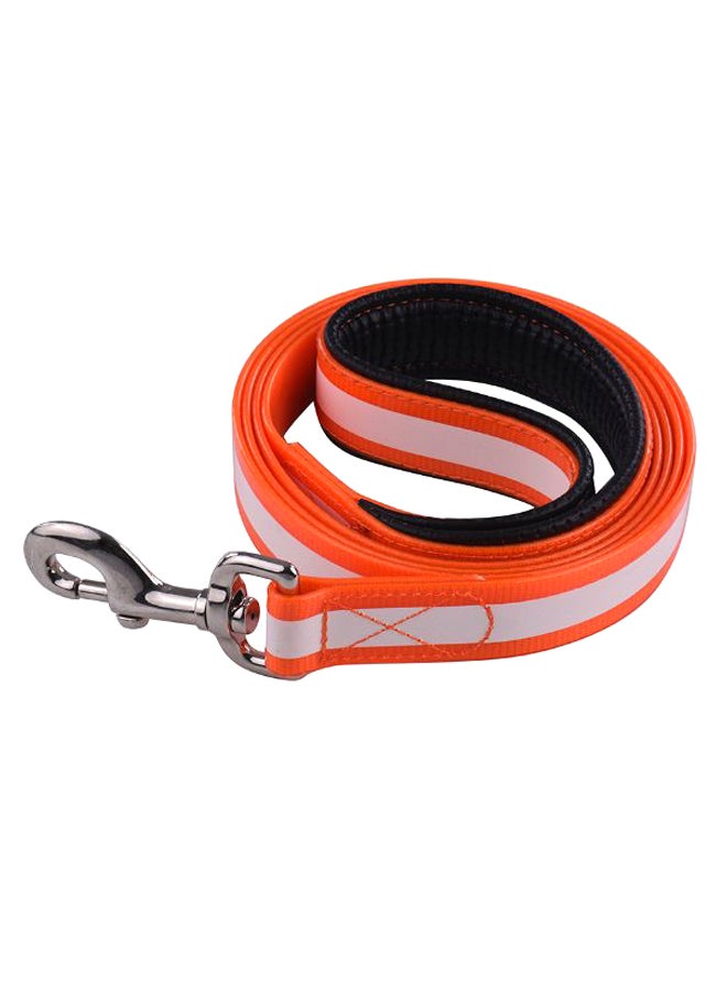 Night Safety Dog Working Leash Orange 1.5meter - Image 1