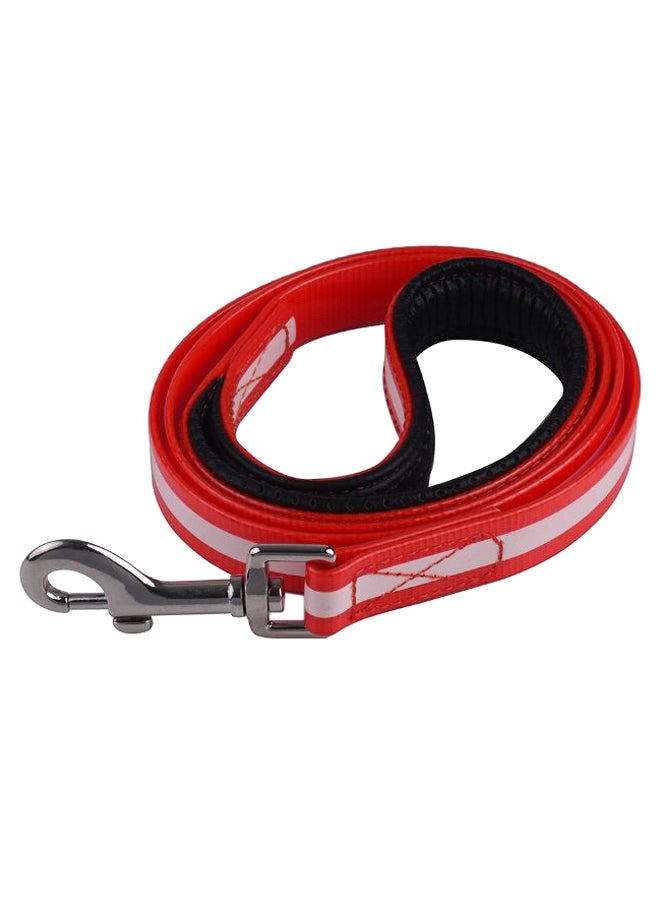 Night Safety Dog Working Leash Red 1.2meter