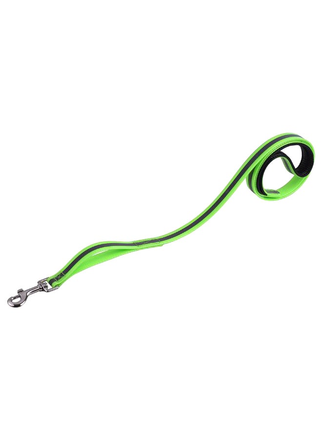 Reflective Dog Leash With Double Handles Green 1.2meter - Image 2