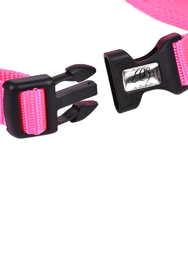 3-Piece Dog Collar Harness And Leash Set Rose Red XS/S/M/L - Image 2