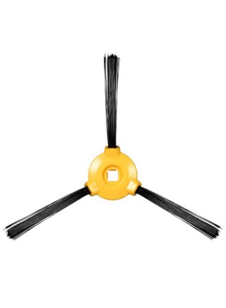6-Piece Robot Vacuum Cleaner Side Brush Replacement Accessory Set Black/Yellow 0.03kg - v1559582106/N26393028A_1