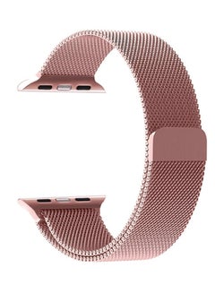 Milanese Loop Strap And Link Bracelet Stainless Steel Band For Apple Rose Gold