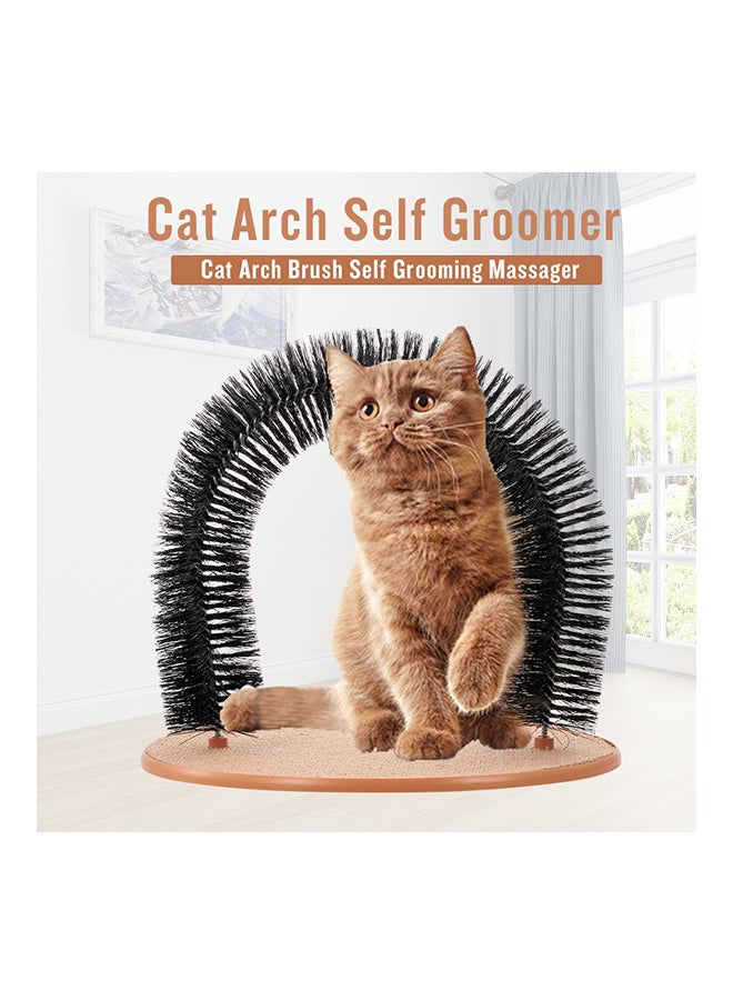 Self Groomer Cat Arch Brush Black 644grams - Image 2