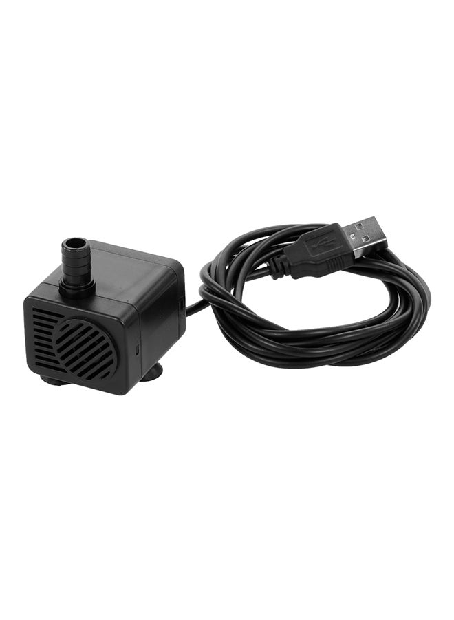 Generic Ultra Quiet Mini Brushless USB Water Pump With Power Cord Black 0.104kg 