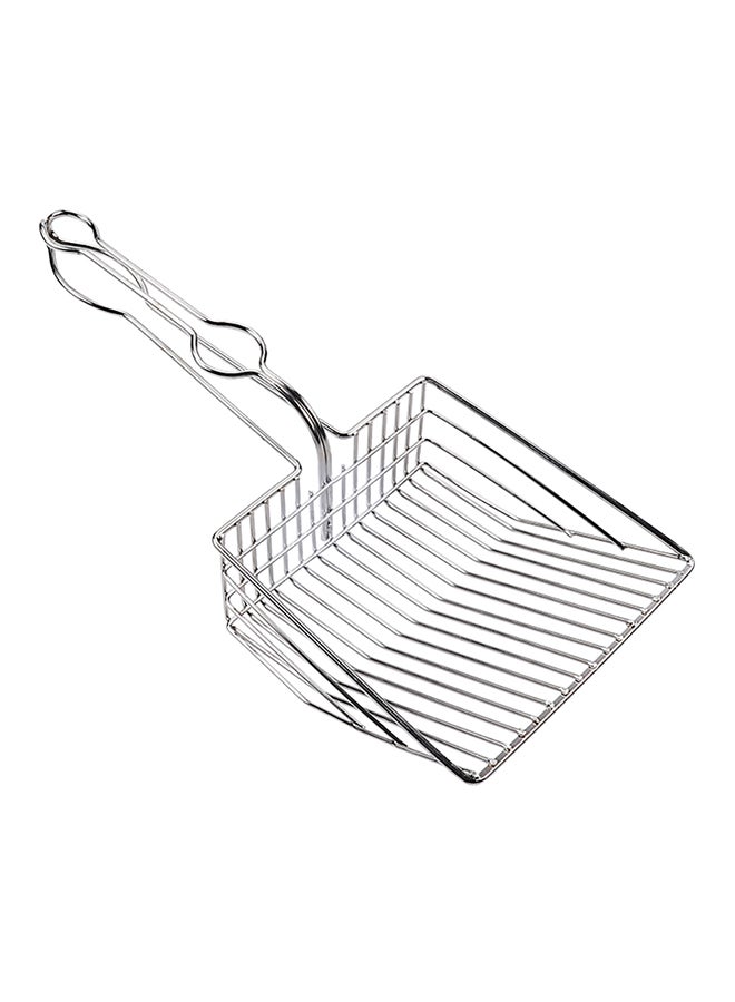 Poop Scoop Shovel Pet Cleaning Supplies Tool Silver 0.28kg