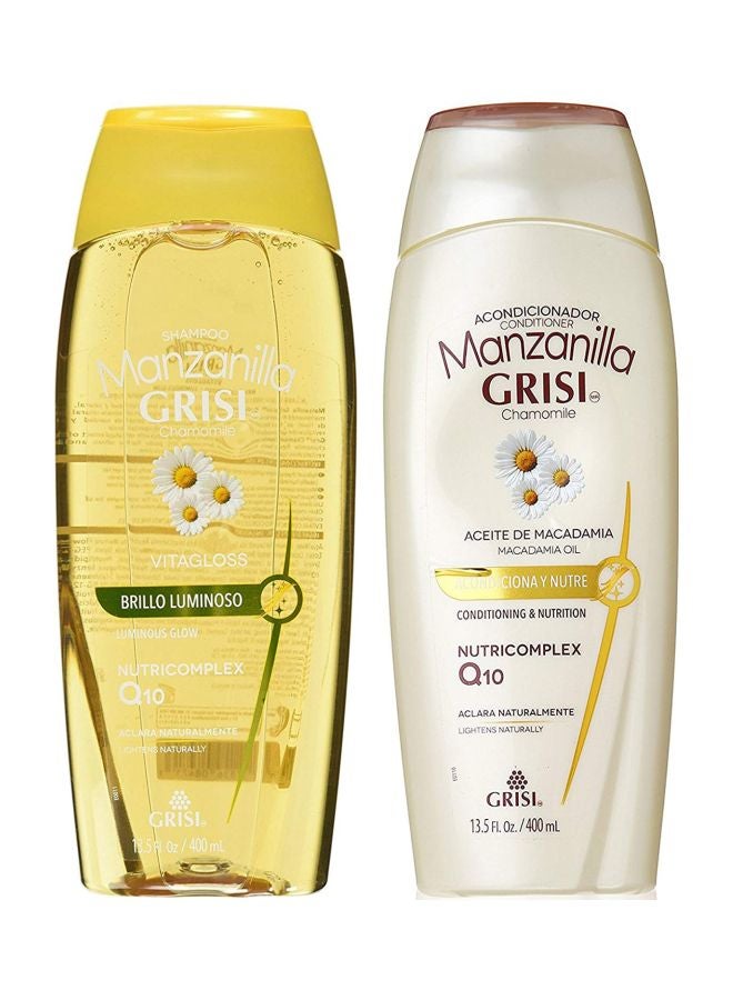 Grisi - Manzanilla Shine And Repair Shampoo And Conditioner Set 400ml - Image 1