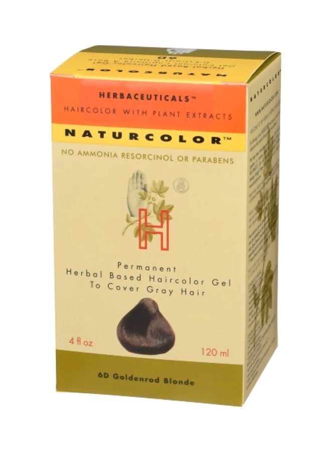 Naturcolor Hair Dye 6D Goldenrod Blonde 