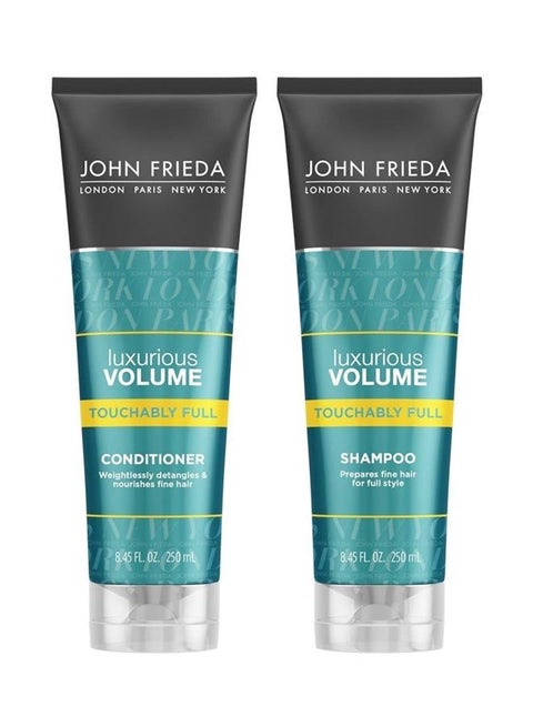 Pack Of 2 Luxurious Volume Shampoo And Conditioner Set 250ml