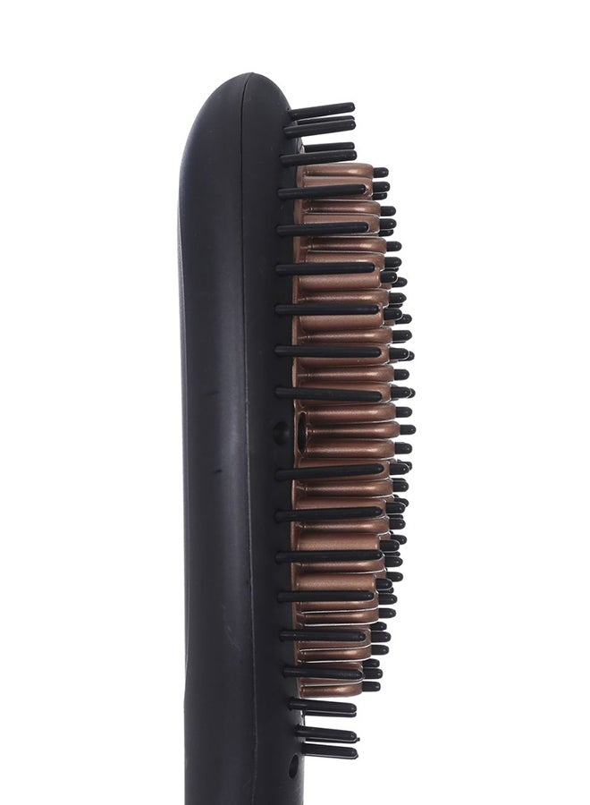 sokany Processional LCD Hair Straightener Brush Black  - Image 2