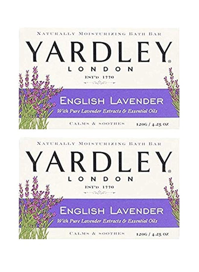 Yardley 2-Piece English Lavender Soap Bar Set Beige  - Image 1