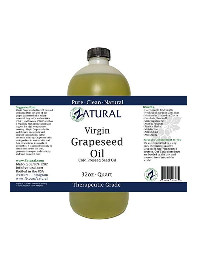 Zatural Virgin Grapeseed Oil - Image 2