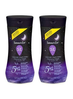 Summer's Eve 2-Piece Lavender Night-Time Cleansing Wash 354ml  - Image 1