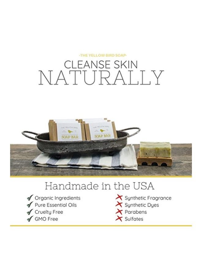 2-Piece Activated Charcoal Soap Bar Set Black