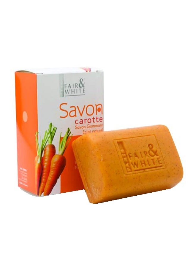 Fair and White Carrot Exfoliating Soap Orange 200grams