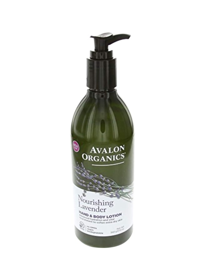 Avalon Organics - Pack of 6 Nourishing Hand And Body Lotion 340grams - Image 1