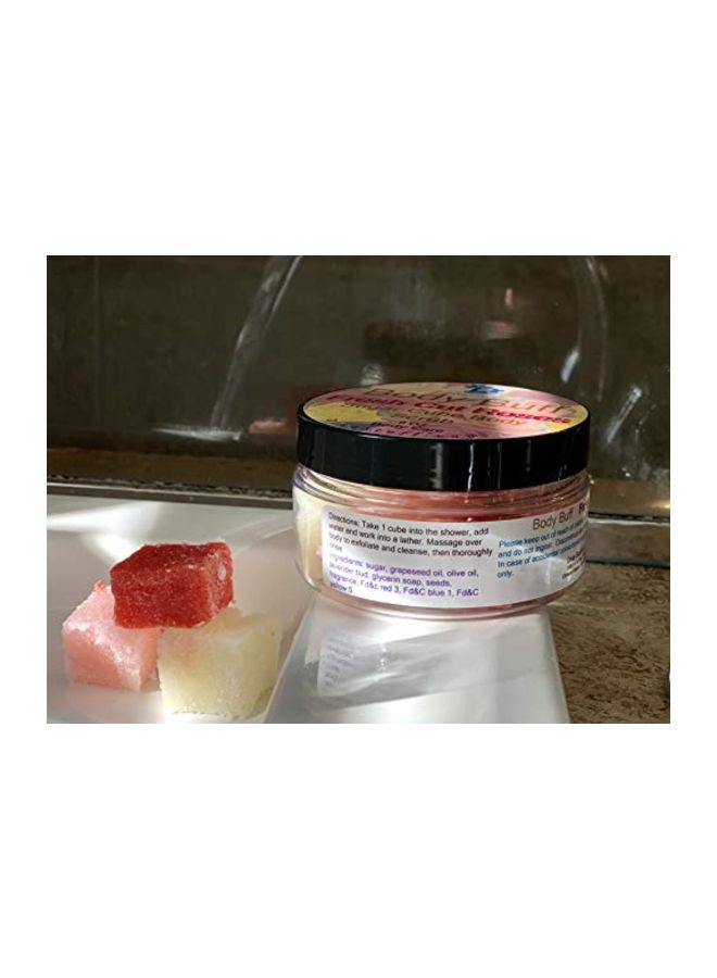 Diva Stuff Body Buff Fresh Cut Roses Sugar Cube Body Scrub Pink - Image 3