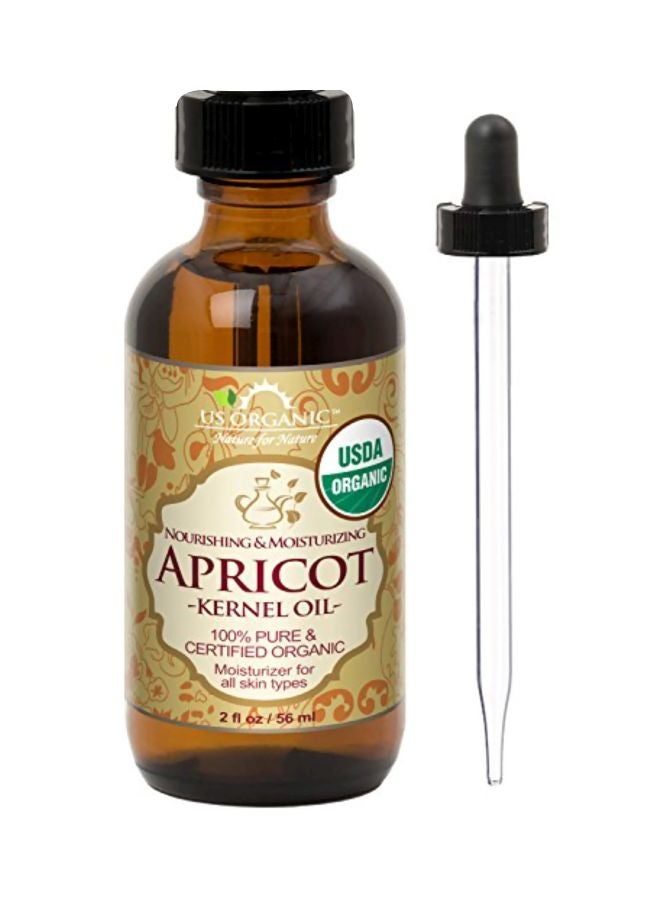 US Organic Apricot Kernel Oil 56ml - Image 1