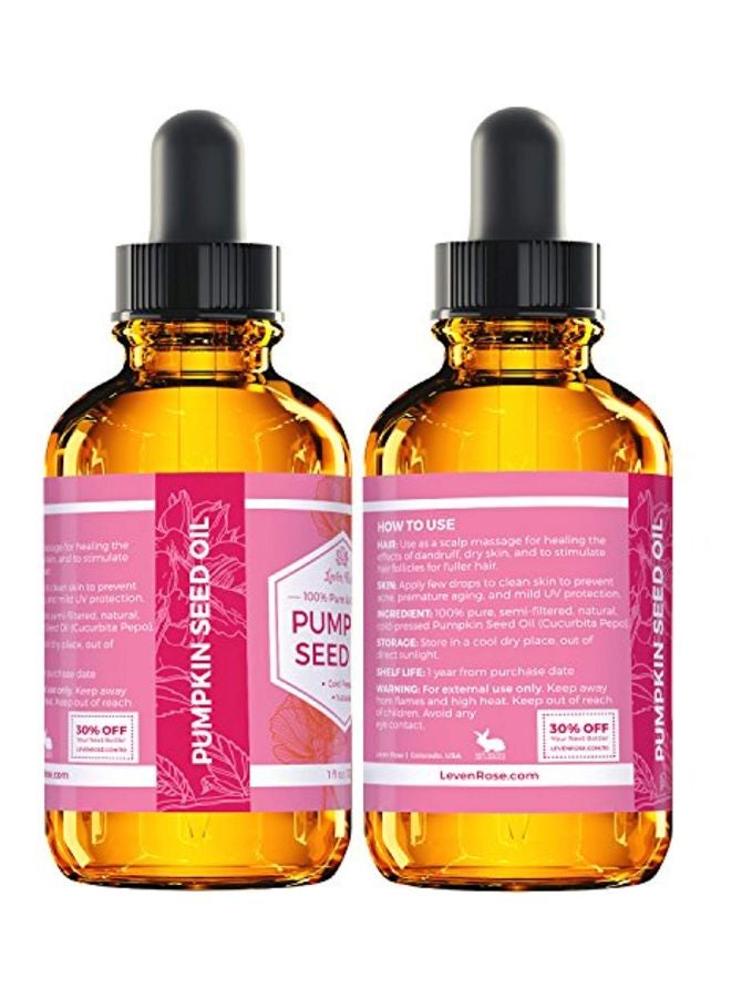 Leven Rose Organic Cold Pressed Pumpkin Seed Oil - Image 5