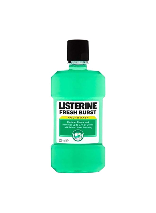 Listerine Fresh Burst Antibacterial Mouthwash 500ml 
