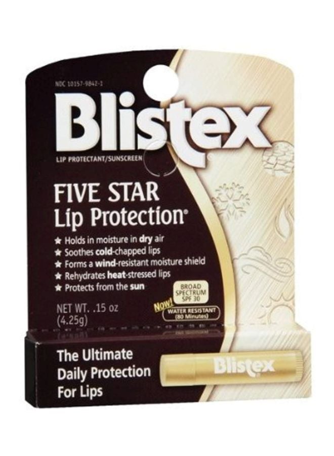 Blistex Five Star Lip Protection SPF 30 4.25grams