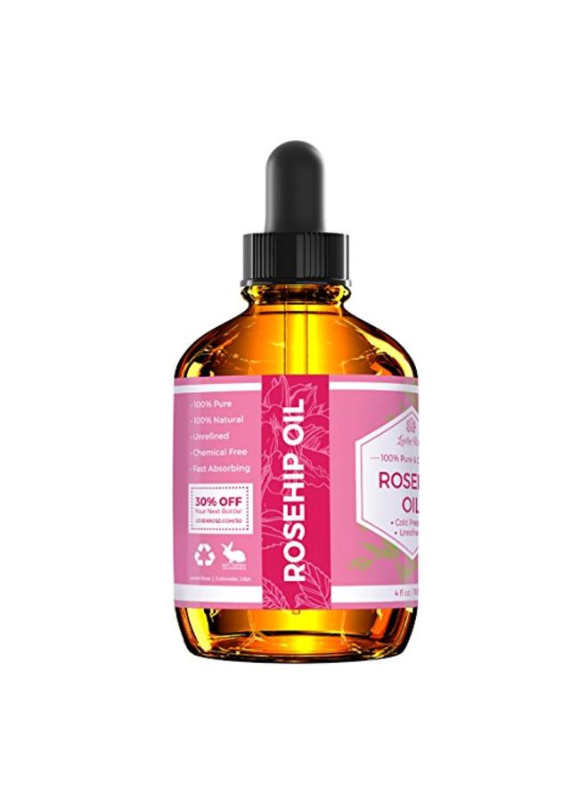 Leven Rose - Unrefined Cold Pressed Rosehip Oil 118ml - Image 1