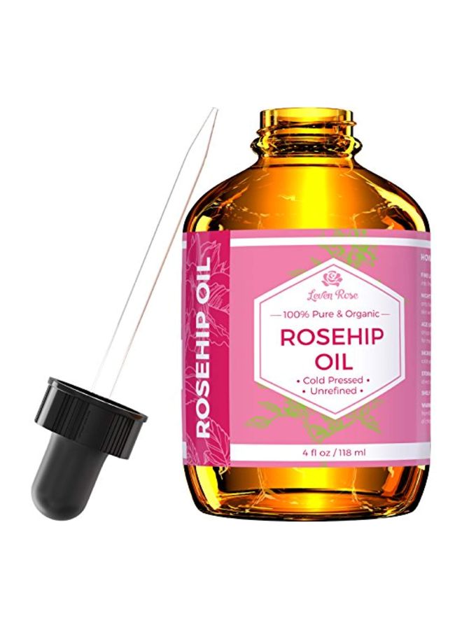 Leven Rose - Unrefined Cold Pressed Rosehip Oil 118ml - Image 1