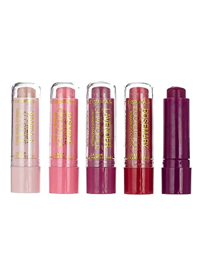 5-Piece Shimmer Lip Balm With Shea Butter