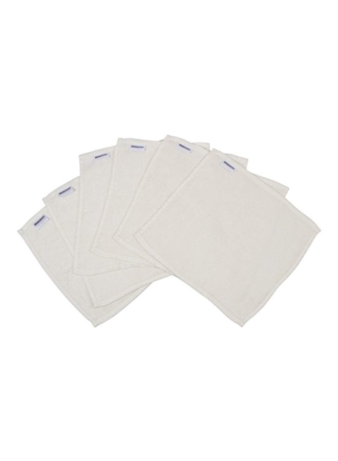 6-Piece Bamboo Facial Washcloths White - v1559638186/N26384613A_2