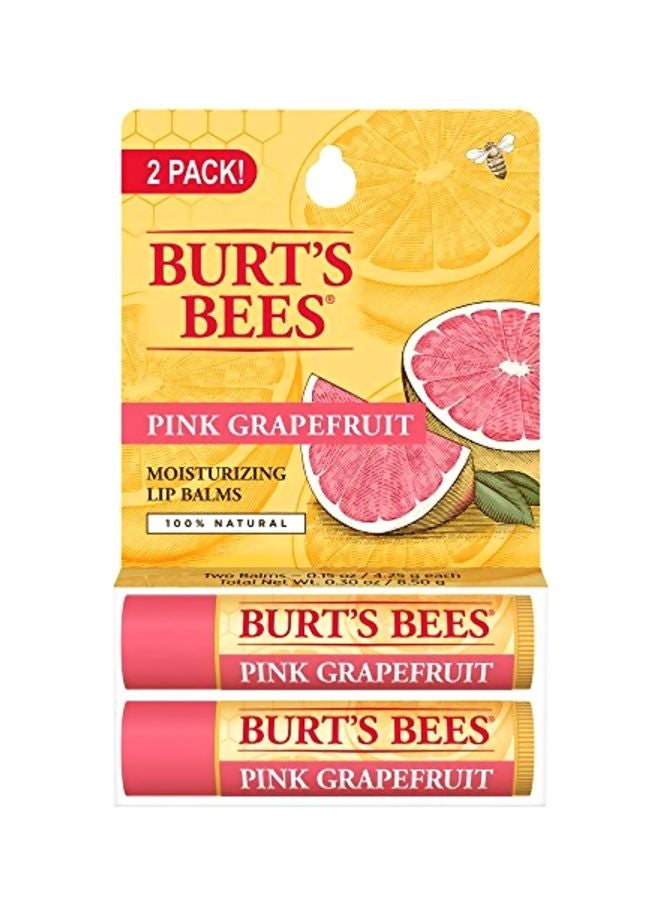 بيرتس بيز مرطب شفاه بالجريب فروت الوردي من قطعتين 4.25جرام