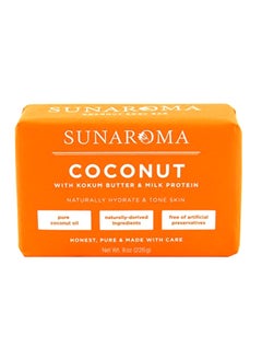 SUNAROMA 6-Piece Coconut With Kokum Butter And Milk Protein Body Soap 236ml  - Image 1