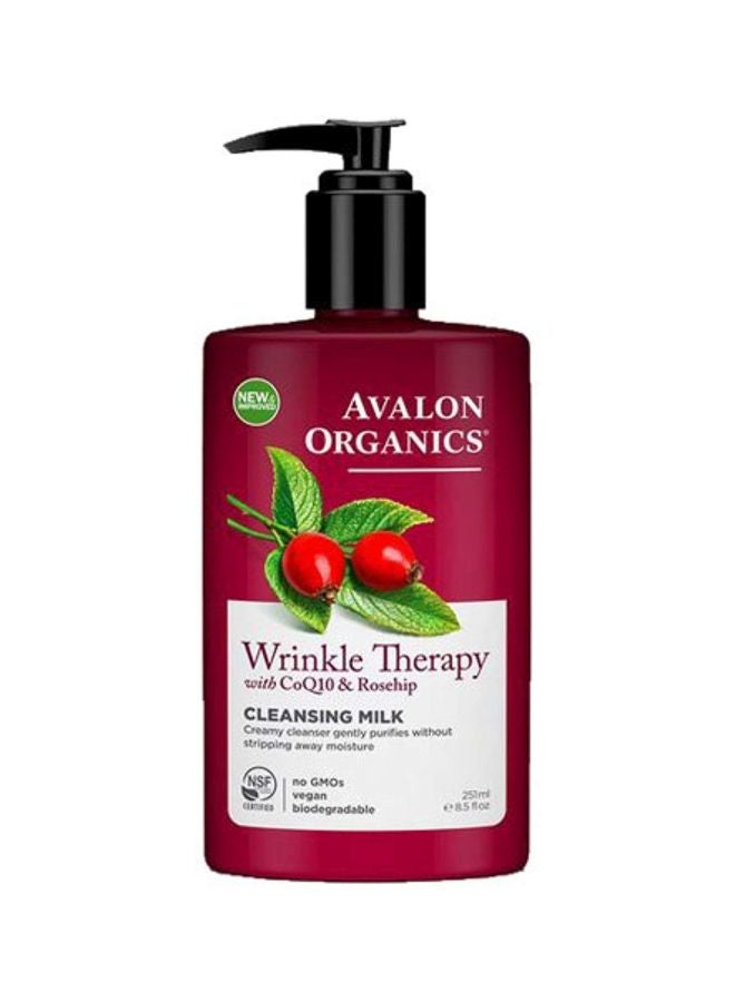 Avalon Organics Coq10 Wrinkle Therapy Cleansing Milk