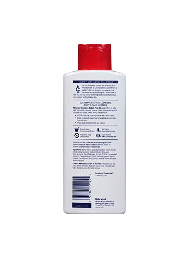 Eucerin - Advanced Cleansing Body And Face Cleanser - Image 1