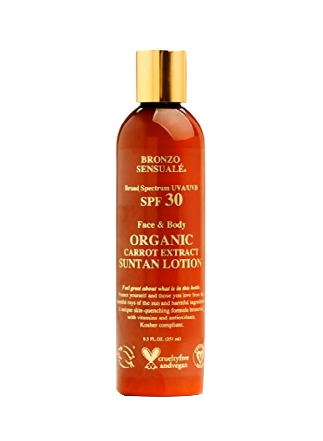 bronzo sensuale Organic Carrot Extract Suntan Lotion  - Image 1