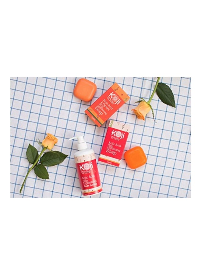 koji white - 2-Piece Kojic Acid And Papaya Skin Lightening Soap - Image 1