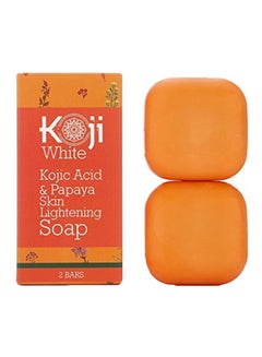 2-Piece Kojic Acid And Papaya Skin Lightening Soap