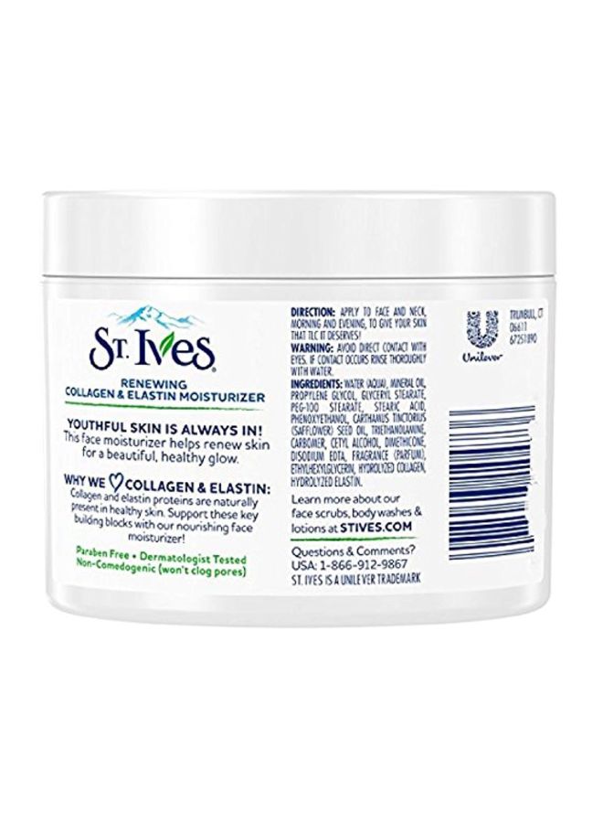 سانت آيفز حزمة كريمات ترطيب مجددة للبشرة من الكولاجين والإيلاستين من 3 قطع - Image 3