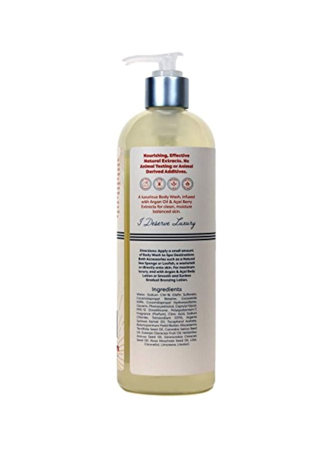 spa destinations Argan And Acai Moisturizing Body Wash - Image 2