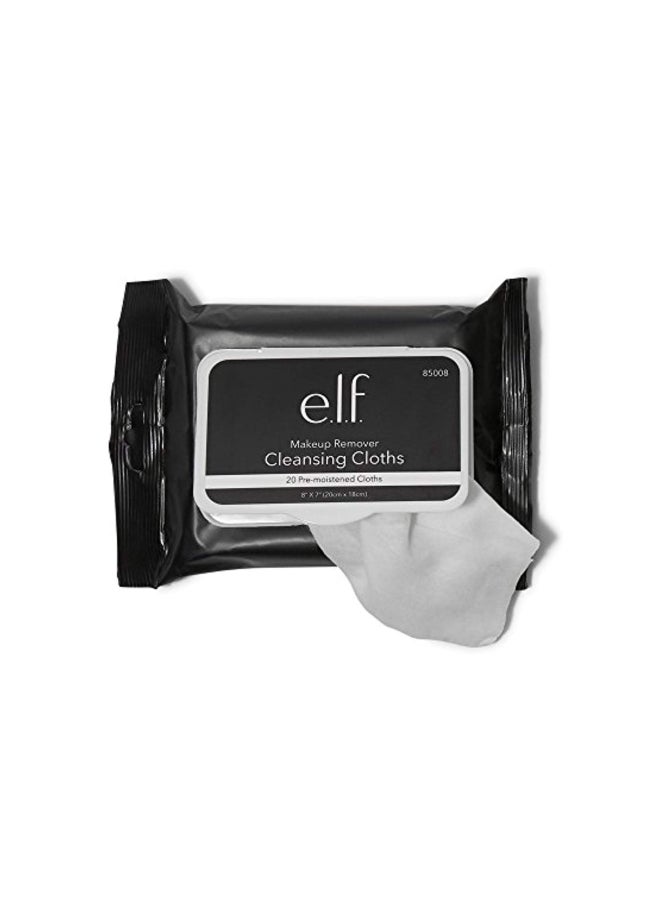 e.l.f. Pack Of 20 Makeup Remover Cleansing Cloth White  - Image 2