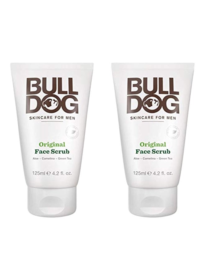 BULLDOG Pack Of 2 Original Face Scrub 125ml - Image 1