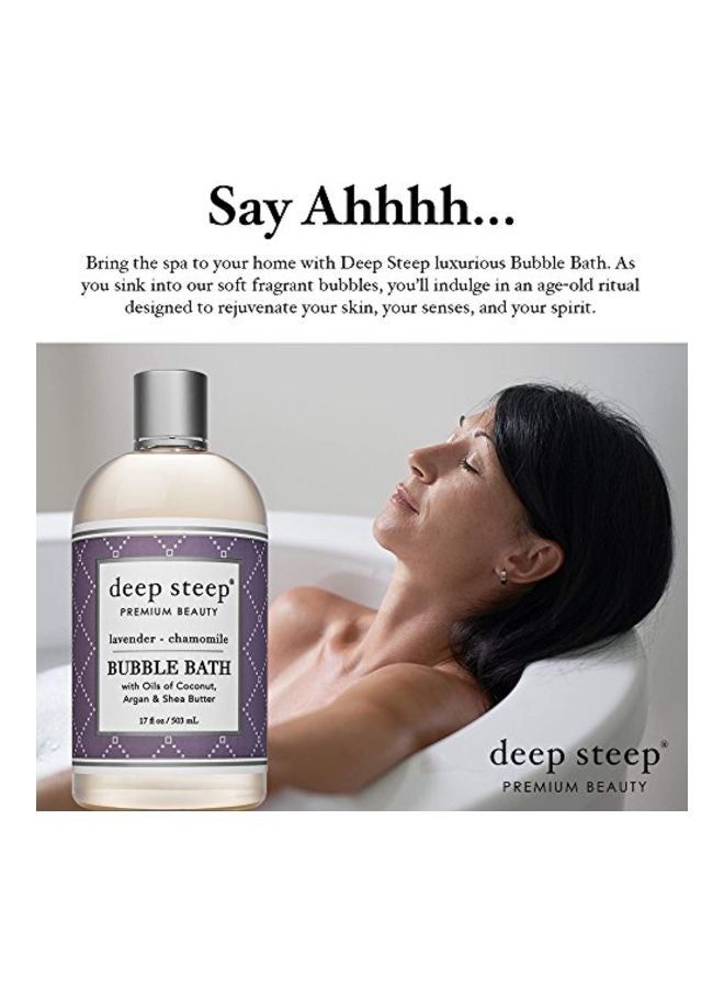 Deep Steep Pack Of 2 Bubble Bath Set - Lavender Chamomile 5.3ml  - Image 2
