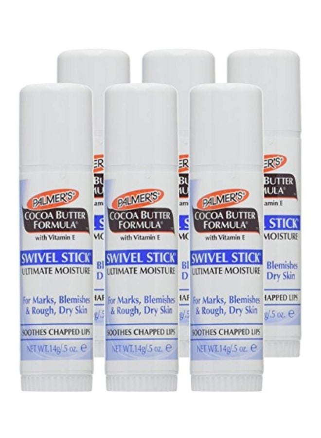 PALMER'S - 6-Piece Cocoa Butter Formula Swivel Stick With Vitamin E 14grams - Image 1