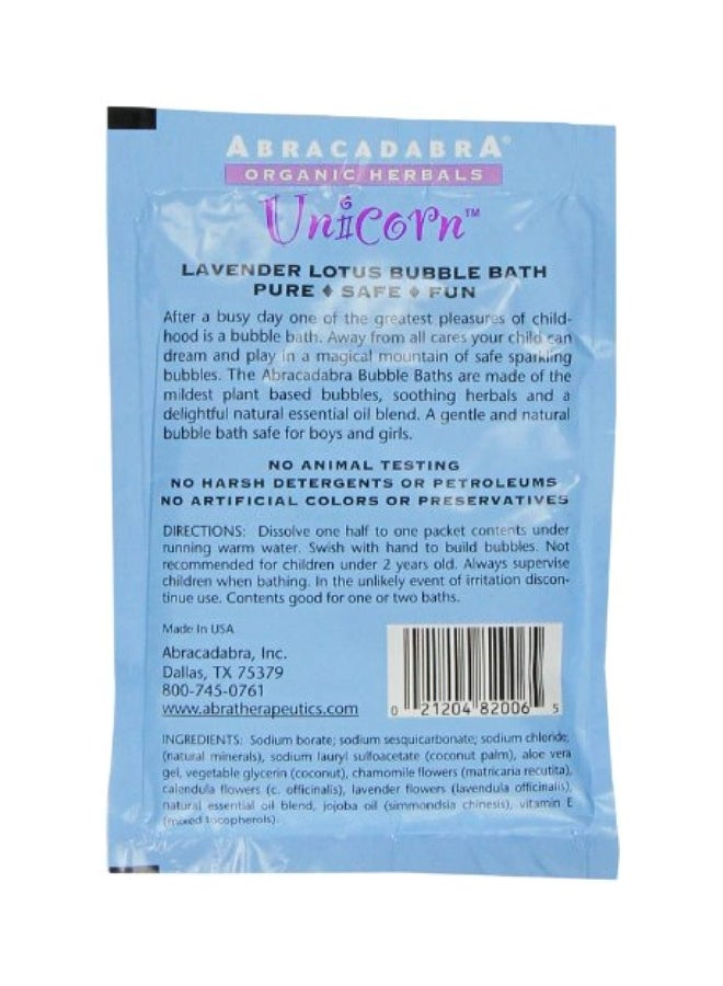 abra cadabra - Unicorn Lavender Lotus Organic Herbals Bubble Bath - Image 1