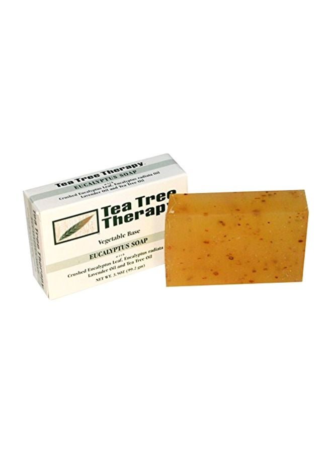 Tea Tree Therapy Vegetable Base Eucalyptus Soap Beige - Image 1