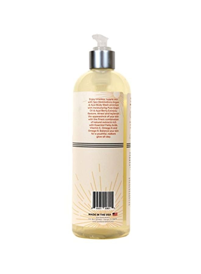 spa destinations Argan And Acai Moisturizing Body Wash - Image 3