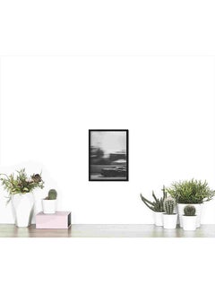 LOWHA Black Frame Sports Coupe On Road Wall Art Painting Multicolour 32x22x2cm  - Image 4