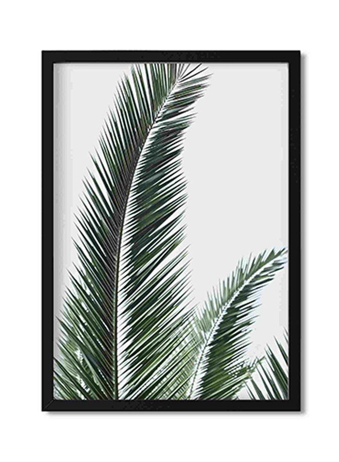 لوحة فنية لديكور الحائط برسمة جريد النخيل متعدد الألوان 32x22x2Ø³Ù†ØªÙŠÙ…ØªØ± - Image 1