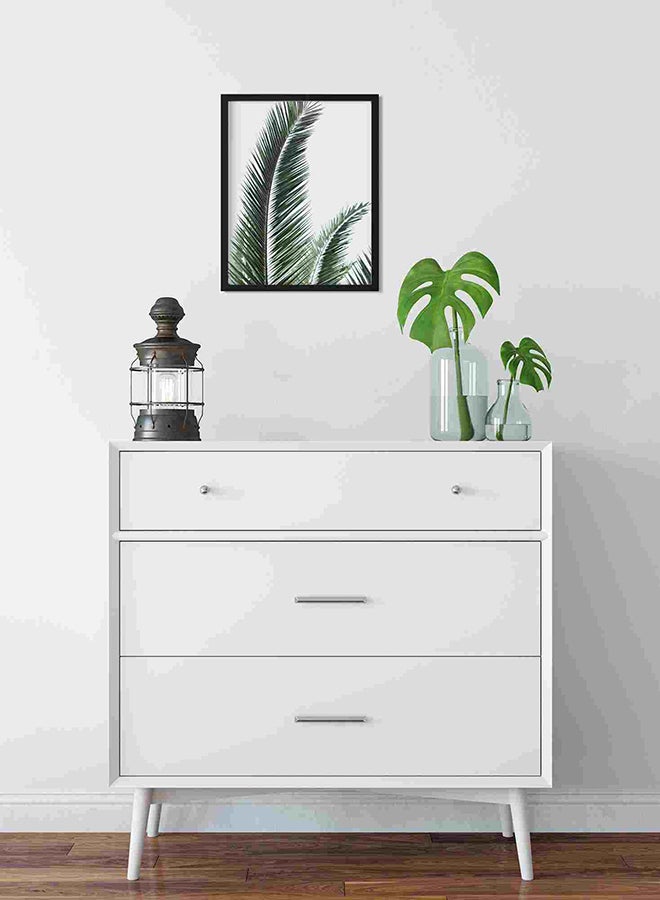 لوحة فنية لديكور الحائط برسمة جريد النخيل متعدد الألوان 32x22x2Ø³Ù†ØªÙŠÙ…ØªØ± - Image 2