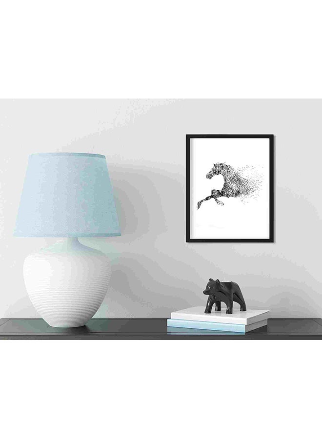 لوحة فنية بطبعة آخر حصان يركض متعدد الألوان 32x22x2Ø³Ù†ØªÙŠÙ…ØªØ± - Image 3