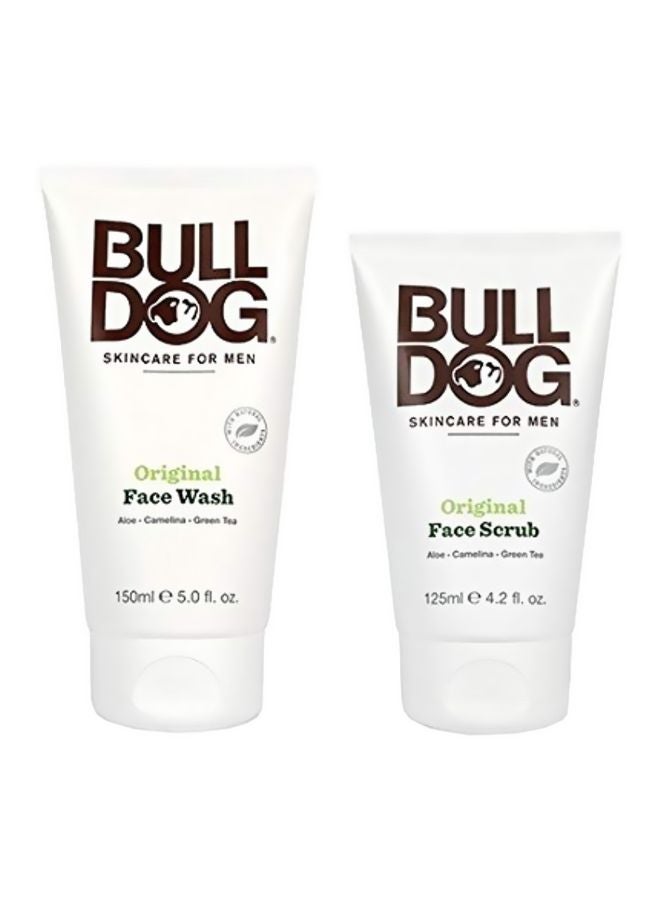 BULLDOG 2-Piece Original Face Scrub Set